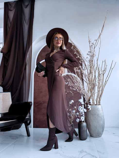 Kleita "QUARREL HS9333" - CHOCO