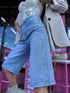 Denim shorts "MONEY LINE" MG-1025 - LIGHT BLUE
