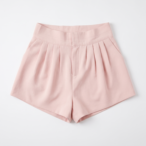 Fabric shorts "PASTEL VIBE" 60231 - LIGHT PINK