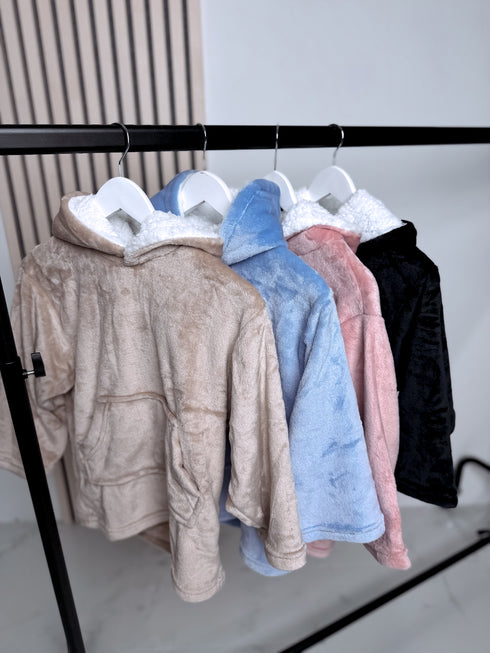 Детский плед джемпер PJ6631 - СТАРАЯ РОЗА