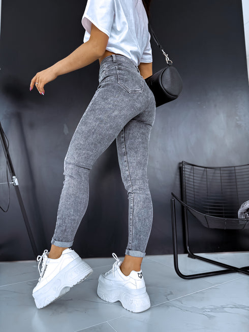 Серые джинсы PUSH-UP "MONTANA" DJ2677