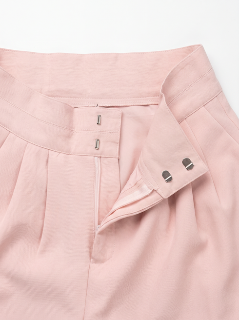 Fabric shorts "PASTEL VIBE" 60231 - LIGHT PINK