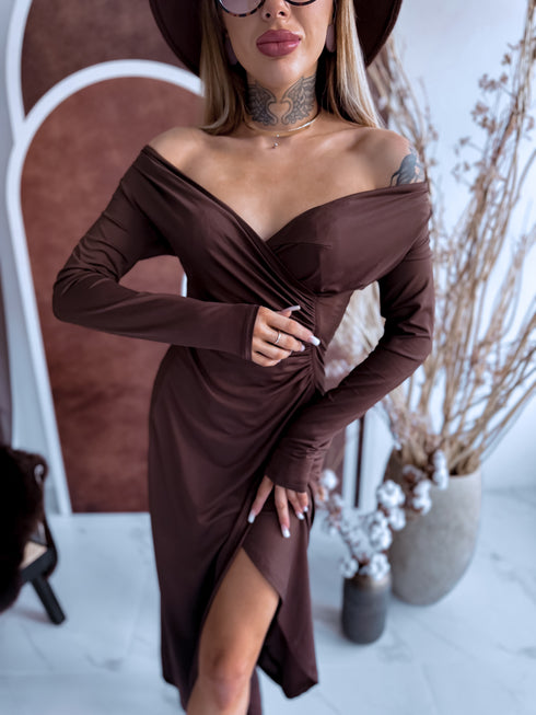 Kleita "QUARREL HS9333" - CHOCO