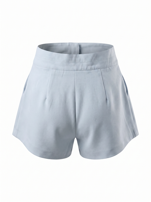 Fabric shorts "PASTEL VIBE" 60231 - LIGHT BLUE