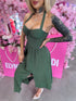 Dress "IRISH CREAM 1383" - KHAKI
