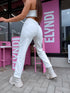 Mom fit džinsa bikses "WHITE HARMONY" HM8650-2