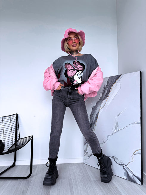 T-krekls "MINNIE" DM2806 - PILKAS