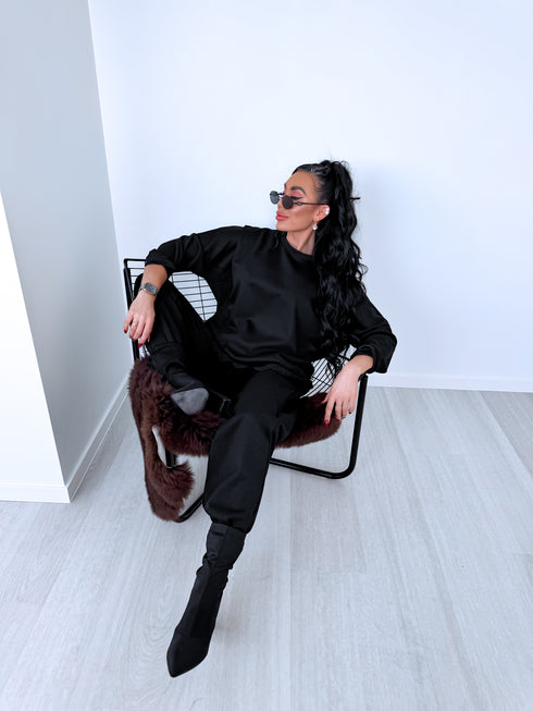 Komplekts "CONTRAST LACE" 25036 - MELNS