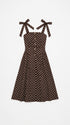 Kleita "DOTTED CHARM" 1363 - CHOCO