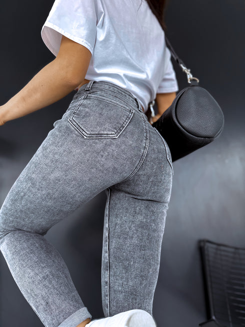 Серые джинсы PUSH-UP "MONTANA" DJ2677