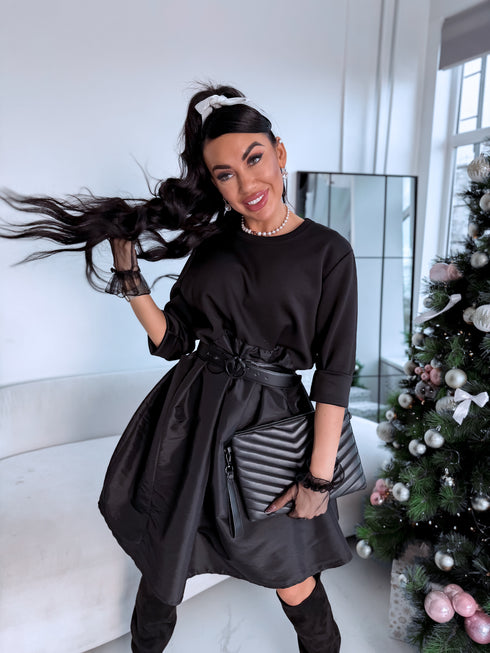 "DARK ROMANCE" kleita 7368 - MELNA