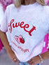 Adīts T-krekls "SWEET STRAWBERRY" 26078 - MAIGI ROZĀ