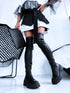 "DOLLARS 1679" faux leather boots - black