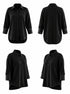 Blouse "FLORAMOUR" - BLACK