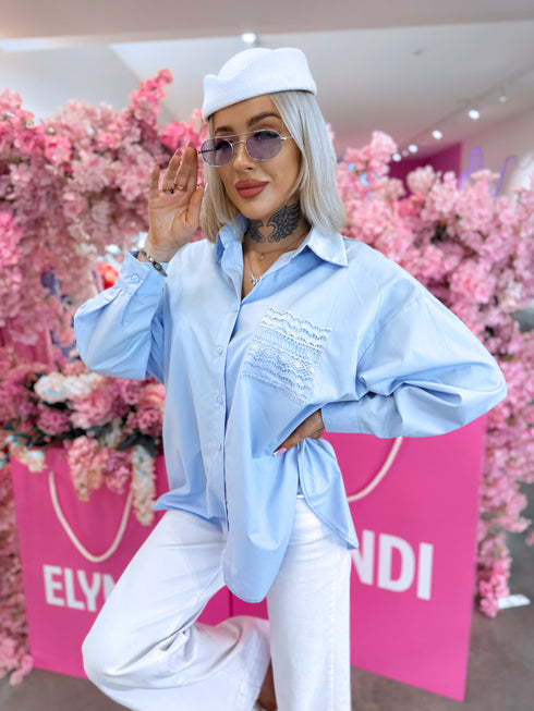 Blouse "MARZIPAN" 60423 - LIGHT BLUE