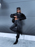 Jeans "SUBTLE SPARK" A3292-A - DARK GRAY