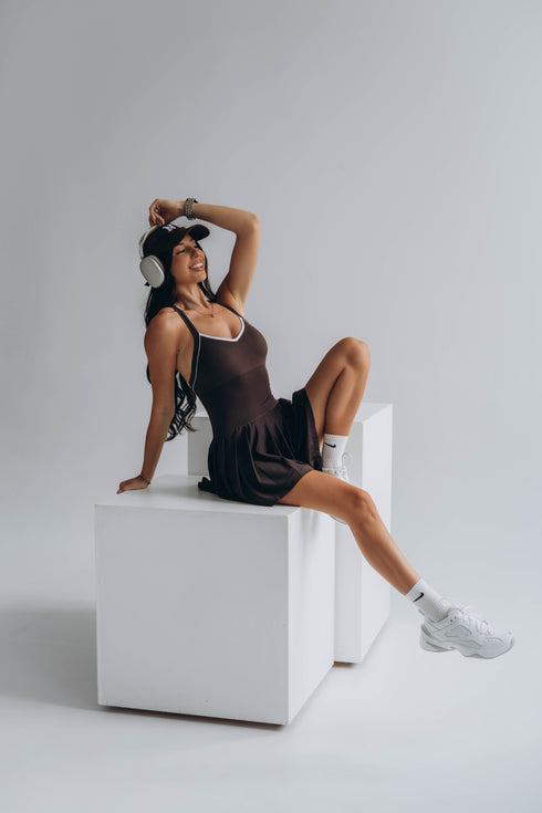 ELYNDI sports jumpsuit "INETA 6026" – CHOCO