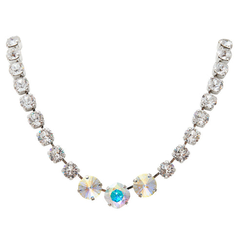 Wedding Necklace "Dazzling Radiance II" with Preciosa™ Crystals