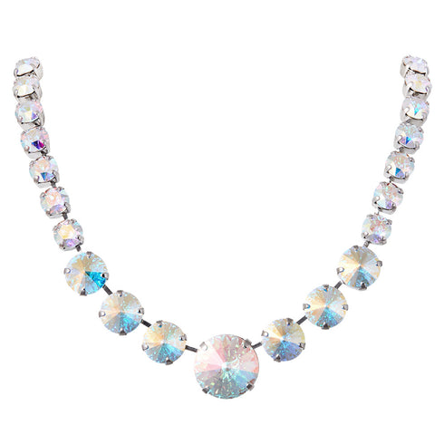 Necklace "Summer (Aurora Borealis)" with Swarovski™ crystals