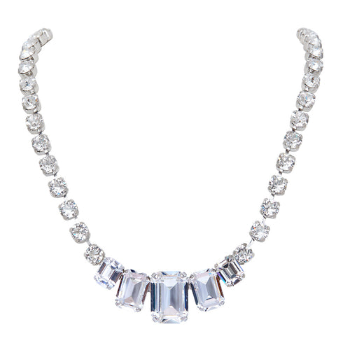 Kāzu kaklarota "Modern II" ar Swarovski™ kristāliem