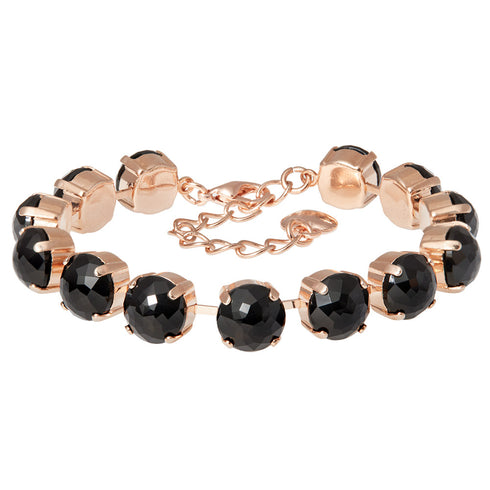 Apyrankė "Edems (Jet)" su Swarovski™ kristalais