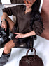 Sweater Dress "COLUMBIA 51386" - CHOCO