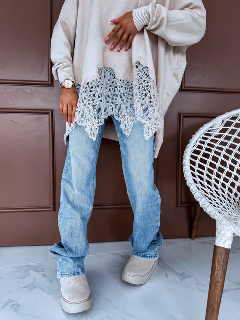 LIELIZMĒRA džemperis "SHAKE IT FF89"- GAIŠI BĒŠS