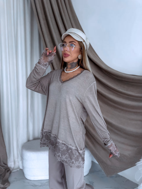 "Shadowline 3571" viskozes plāns džemperis - TUMŠI BĒŠS