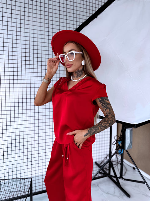 LUX komplekts "DROP SB065" - SARKANS