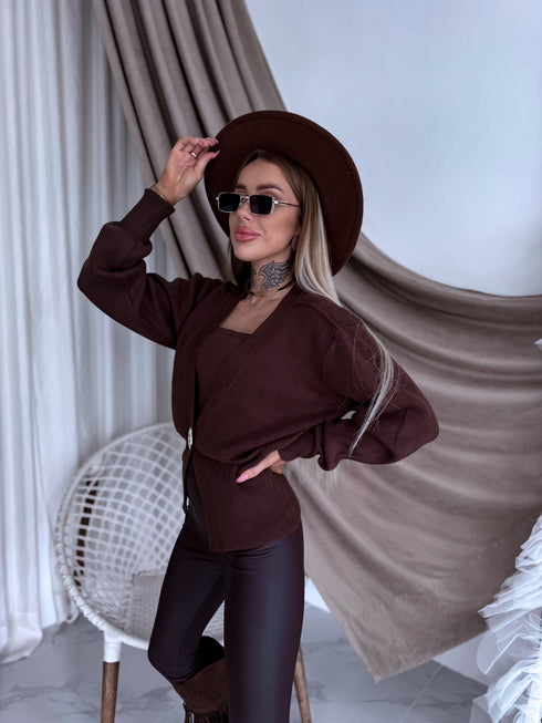 Вязаный джемпер "VANILLA PULSE TL225" - CHOCO