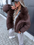 Pufīga virsjaka "ALPINE TR50233" - CHOCO