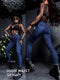 Dark Blue HIGH WAIST SKINNY Jeans DJ314