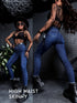 Dark Blue HIGH WAIST SKINNY Jeans DJ314