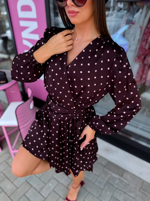 "LOVE SEASON 5287" punktota kleita - CHOCO