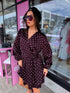 "LOVE SEASON 5287" punktota kleita - CHOCO