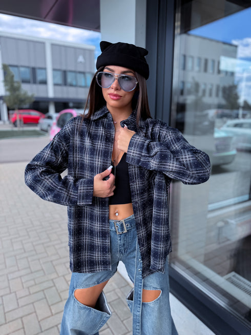 Krekls "HOUSE OF LUXE" EN125 - TUMŠI ZILS