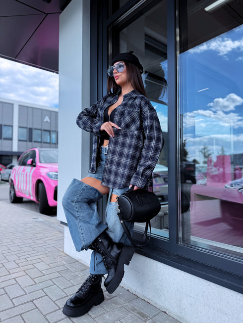 Krekls "HOUSE OF LUXE" EN125 - TUMŠI ZILS
