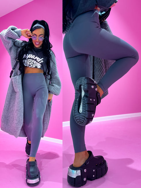 TERMO legingi "CLIMB" LM88212 - TUMŠI PELĒKI