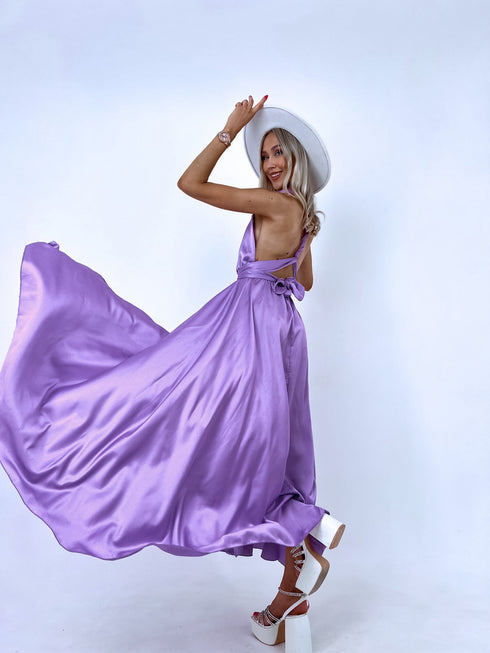 Long dress "SIEVIŠĶĪBA" - LAVENDER