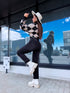 GRAPHITE GRAY mom fit jeans "THROWBACK" HM329-8