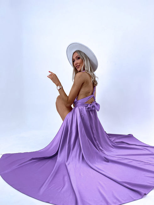 Long dress "SIEVIŠĶĪBA" - LAVENDER