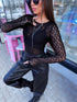Top "CHAMPAGNE DREAMS" 4816 - BLACK