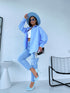 Shirt "COTTON" H8062 - LIGHT BLUE