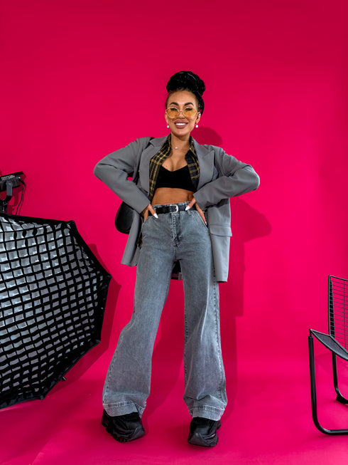 Švarkas "BELLA" - PILKA