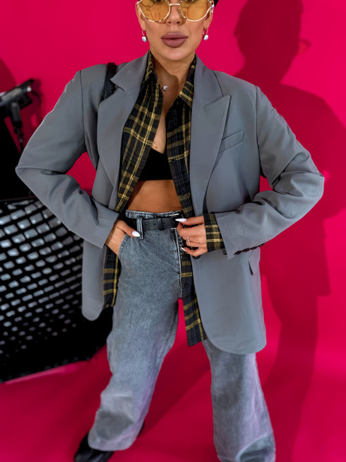 Švarkas "BELLA" - PILKA