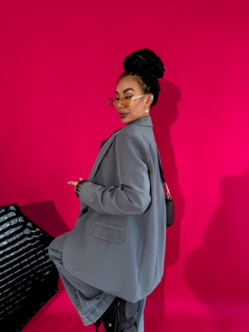 Жакет "BELLA" - СЕРЫЙ