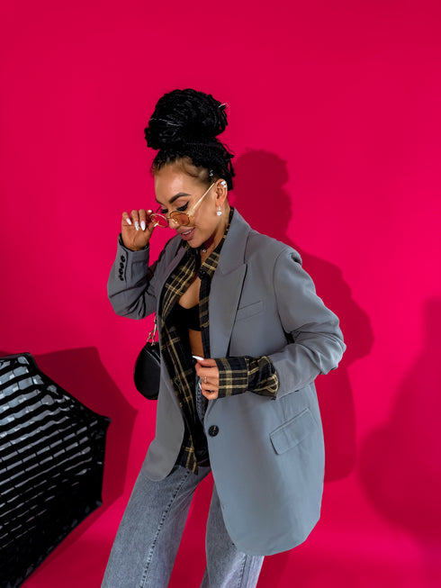 Švarkas "BELLA" - PILKA