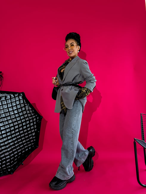 Švarkas "BELLA" - PILKA