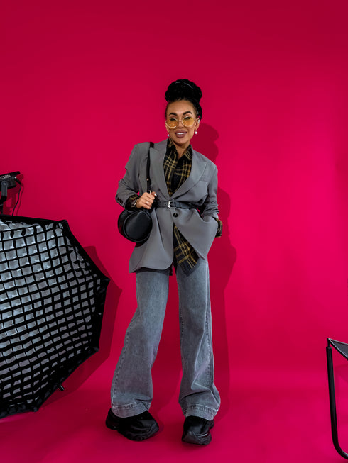 Švarkas "BELLA" - PILKA