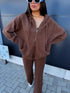 Adīts komplekts "FRIDAY LOOK 5171#" - CHOCO